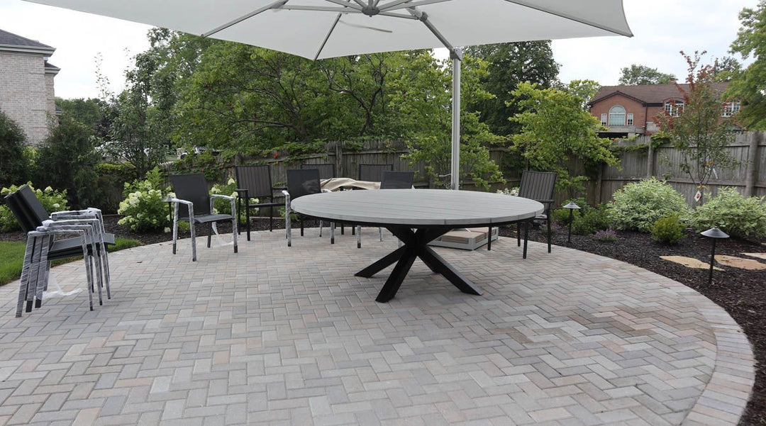 84 Double Metal-X Polywood - Driftwood Gray Flatter Black