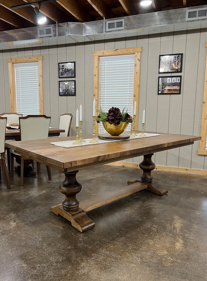 |#106| HARD MAPLE BELLHOUSE TABLE