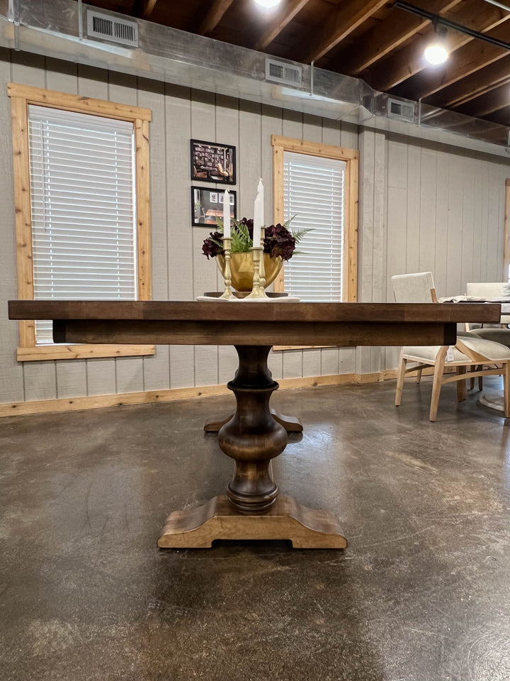 |#106| HARD MAPLE BELLHOUSE TABLE