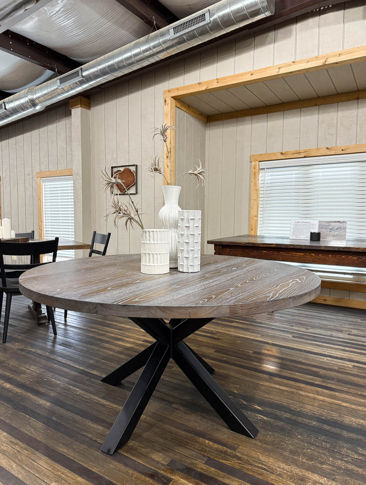 |#200| ASH DOUBLE METAL-X TABLE