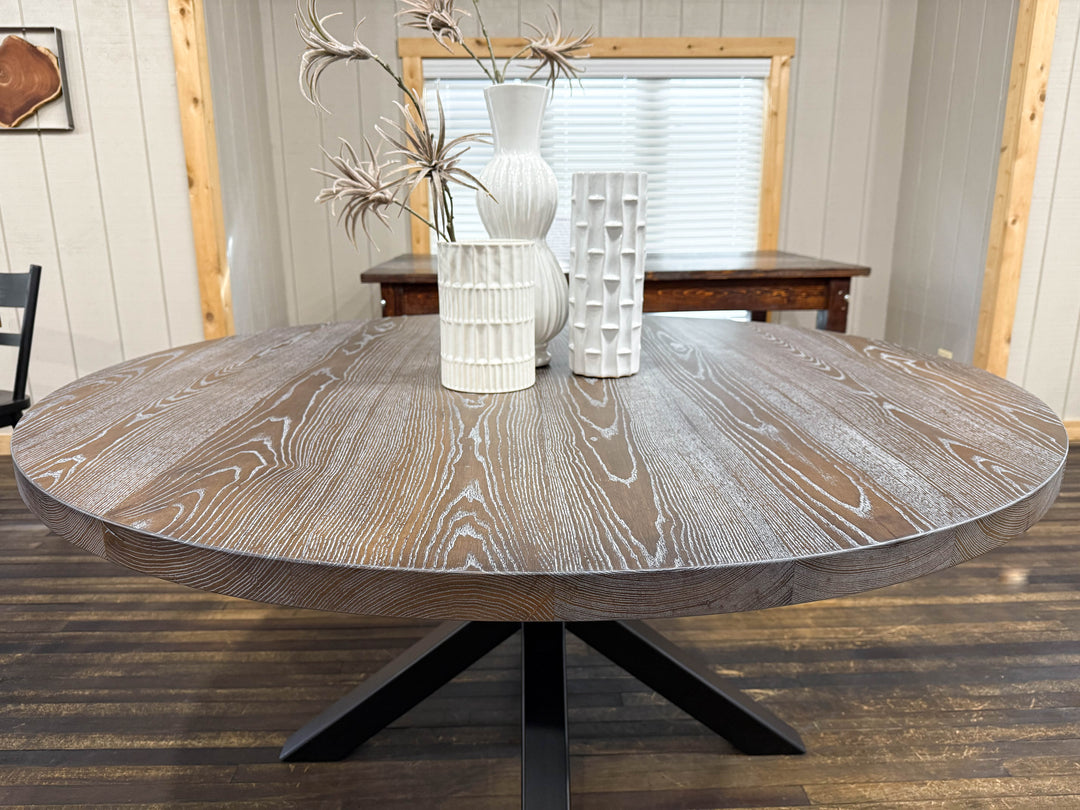 |#200| ASH DOUBLE METAL-X TABLE
