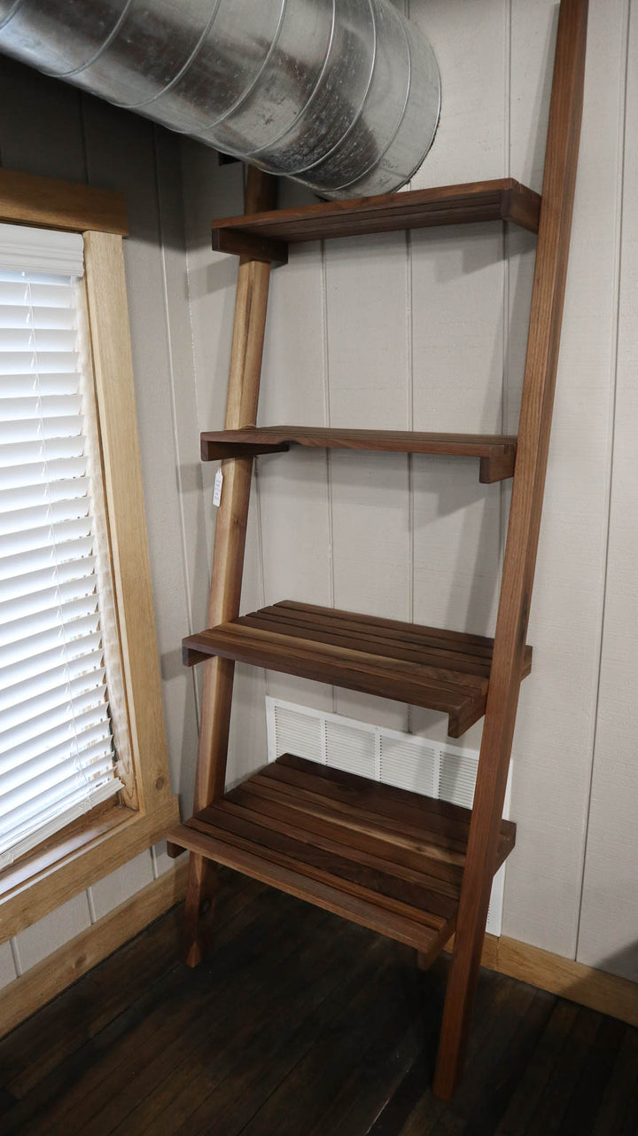 |#313| WALNUT LADDER BOOKSHELF