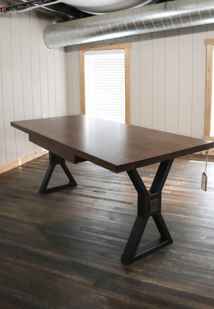 |#205| WALNUT BOX-FRAME DESK
