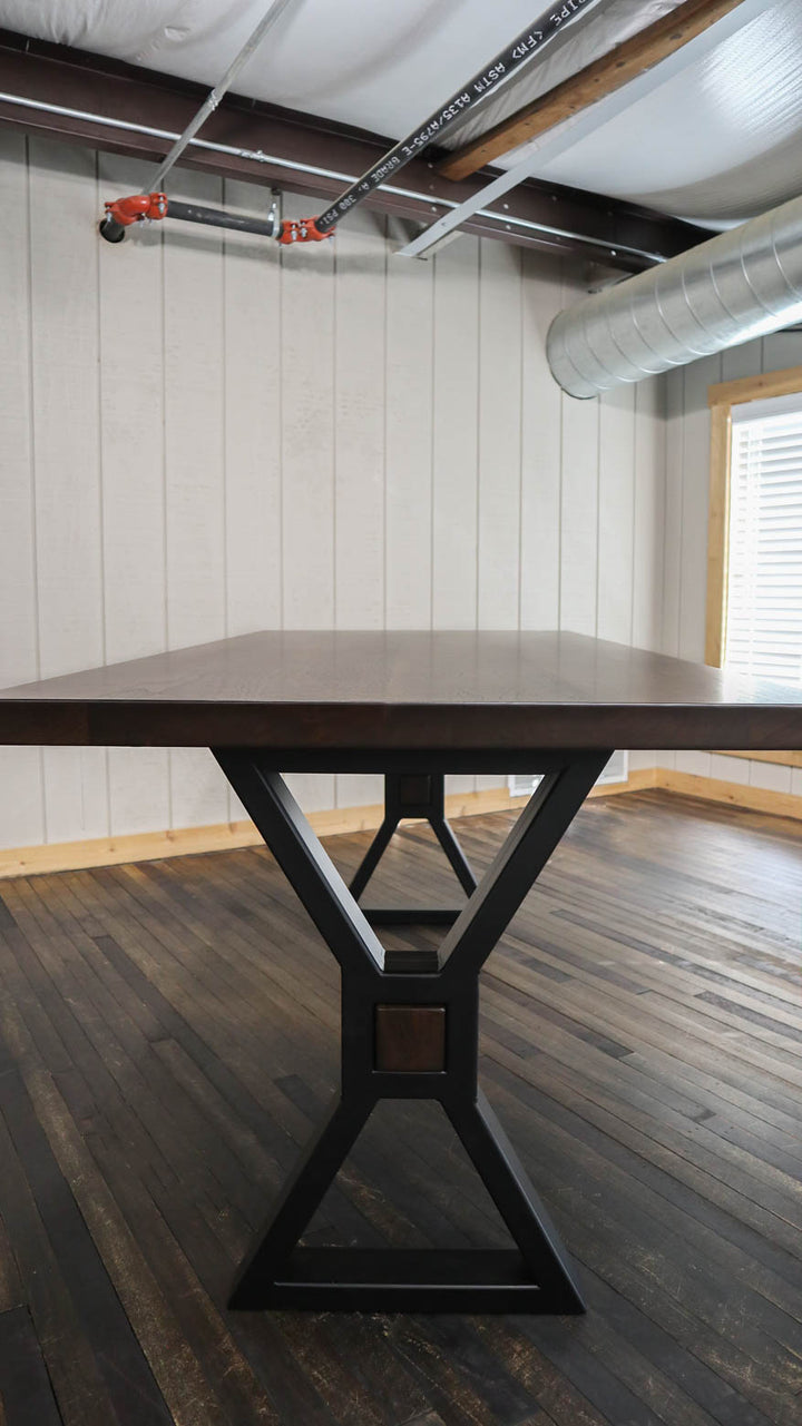 |#205| WALNUT BOX-FRAME DESK