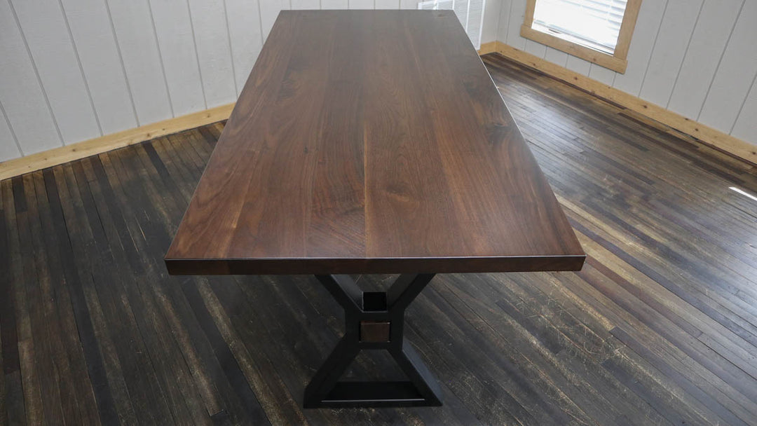 |#205| WALNUT BOX-FRAME DESK