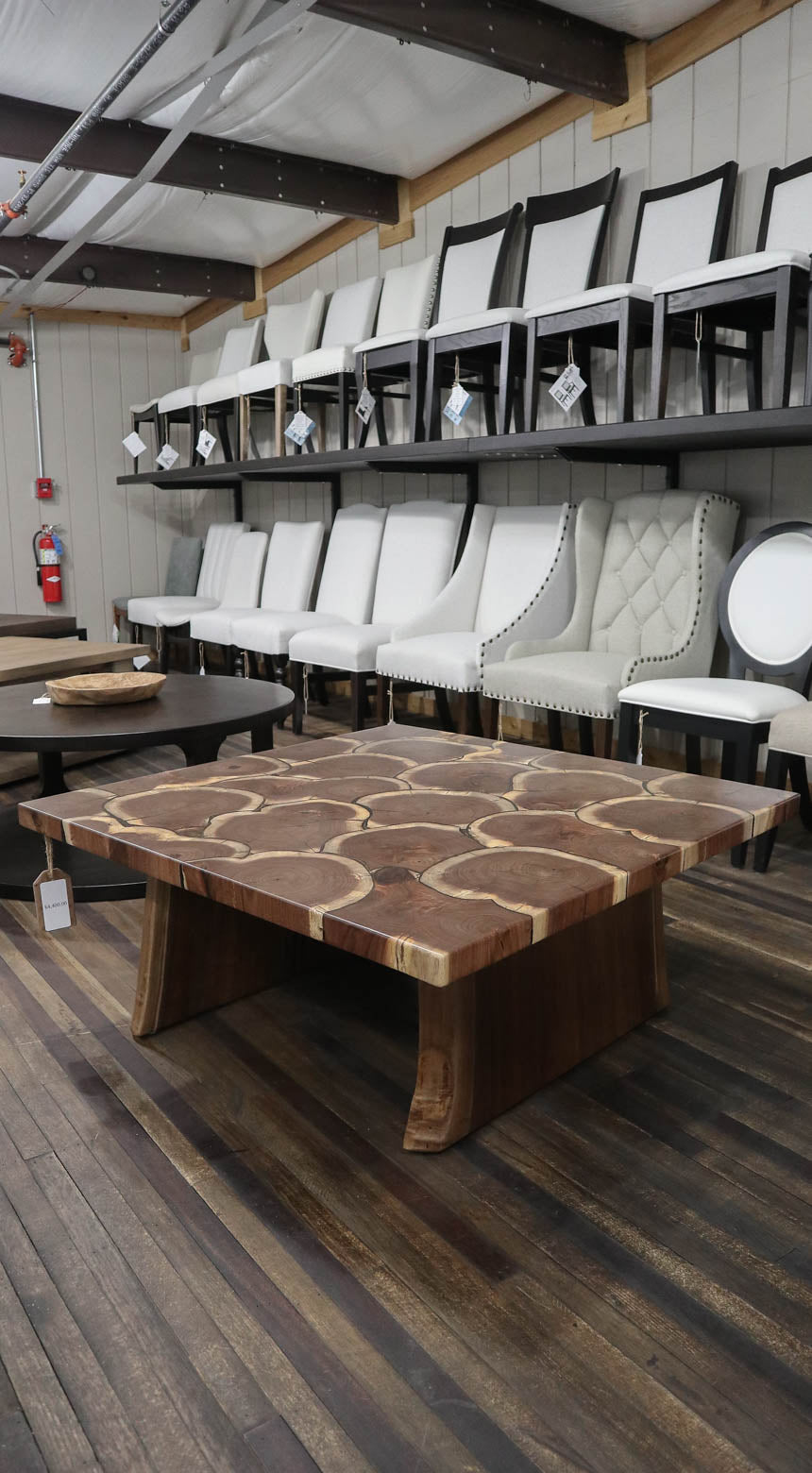 |#217| WALNUT COOKIE COFFEE TABLE