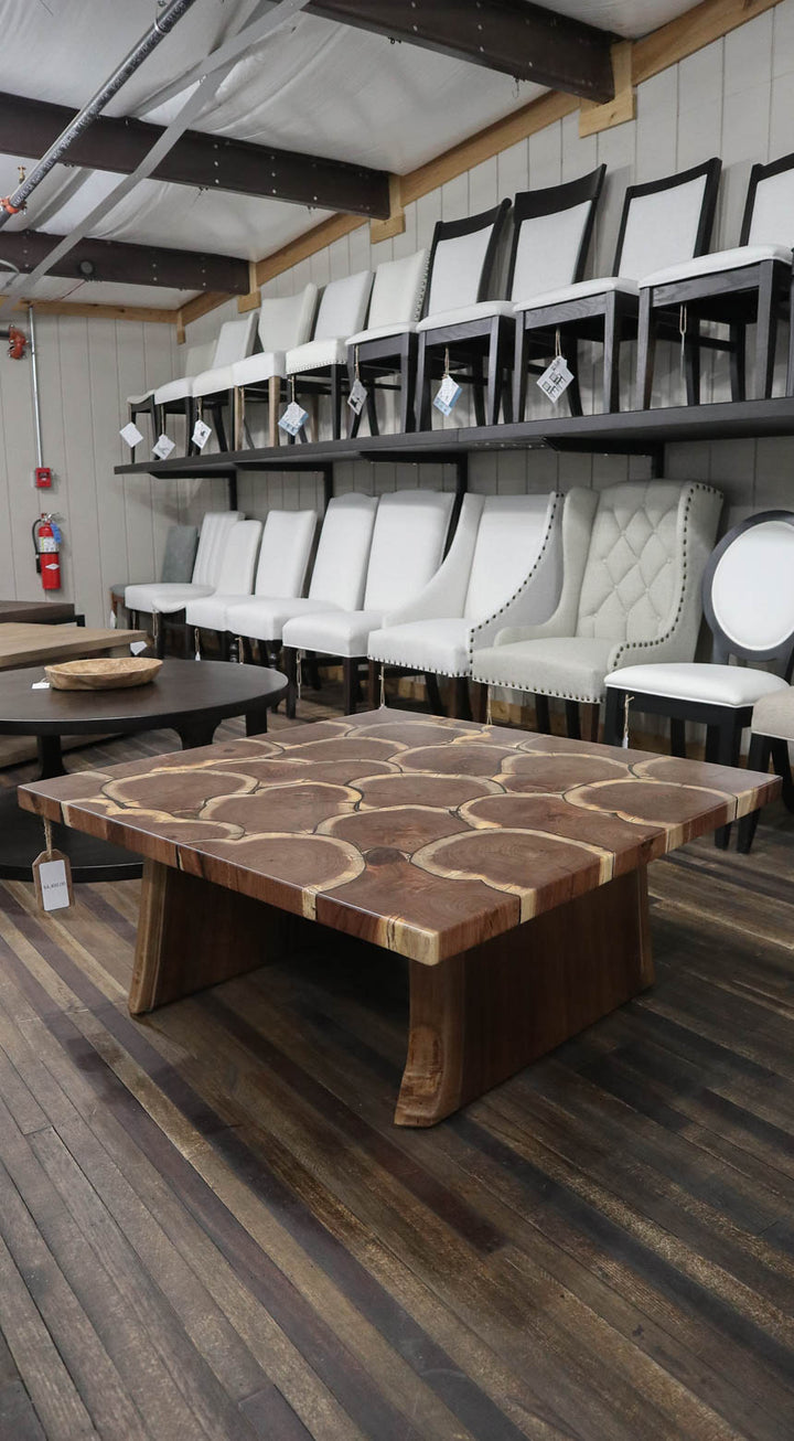 |#217| WALNUT COOKIE COFFEE TABLE