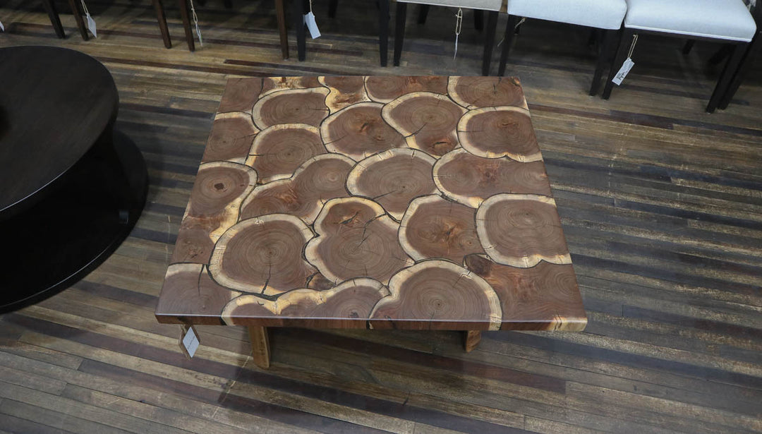 |#217| WALNUT COOKIE COFFEE TABLE