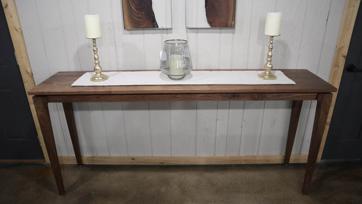 |#204| WALNUT CONSOLE TABLE