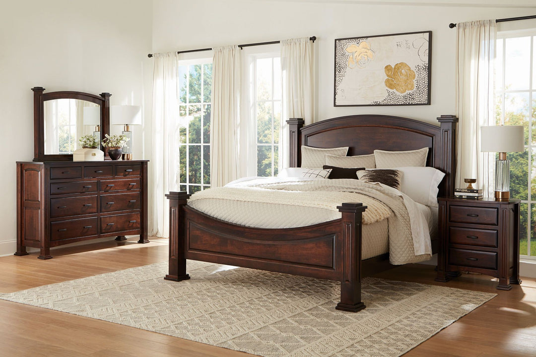 Lexington ITL-082 king BM Old Museum flat JRL-066 Dresser JRL-030 Mirror JRL-021-4 Nightstand 3