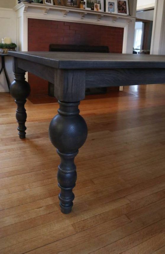 LaGrange 46x114 4 leg custom ash standard top 1.25 clean edge no distress minor wired grain Dark Knight flat 1 558x1024_crop_545_835
