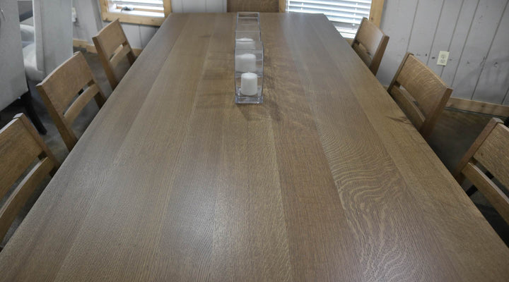 |#120| QUARTER SAWN WHITE OAK BREWER TABLE