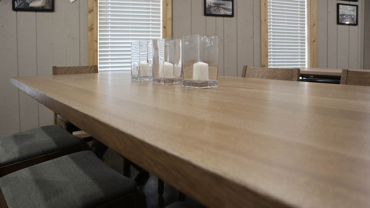 |#120| QUARTER SAWN WHITE OAK BREWER TABLE