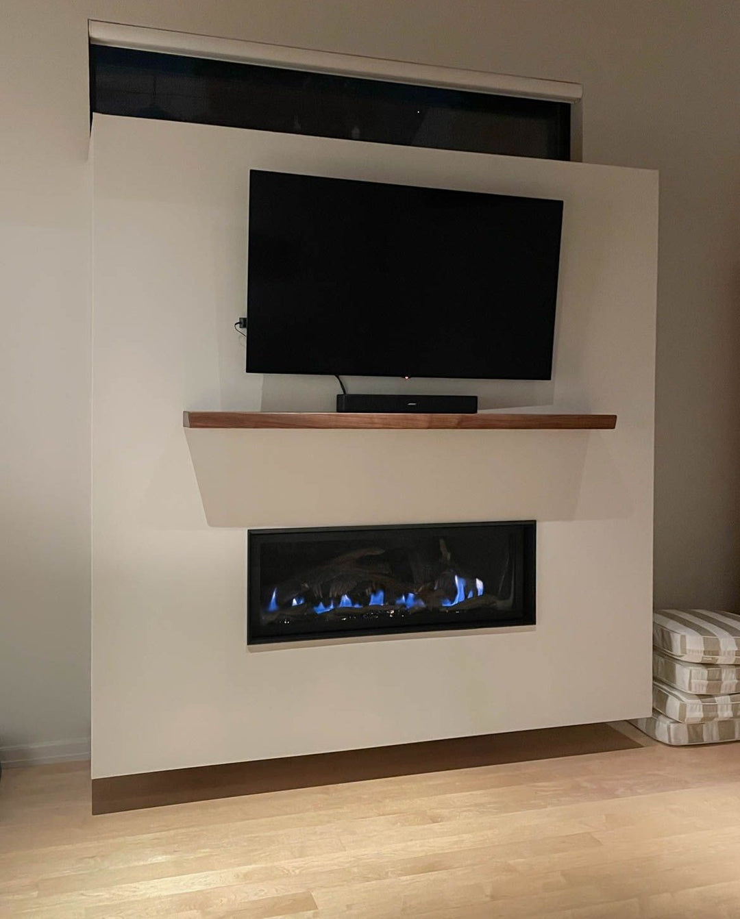 Walnut Mantel
