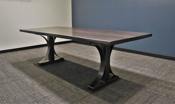 Custom pedestal tables