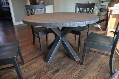 Custom Round Table and Chairs