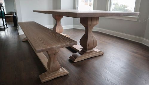 Chicago-42x90-Belly-ready-made-Ash-Timber-thick-top-cross-brace-no-apron-no-distress-clean-edge-Natural-Earth-w-white-cerused-flat-bench-2